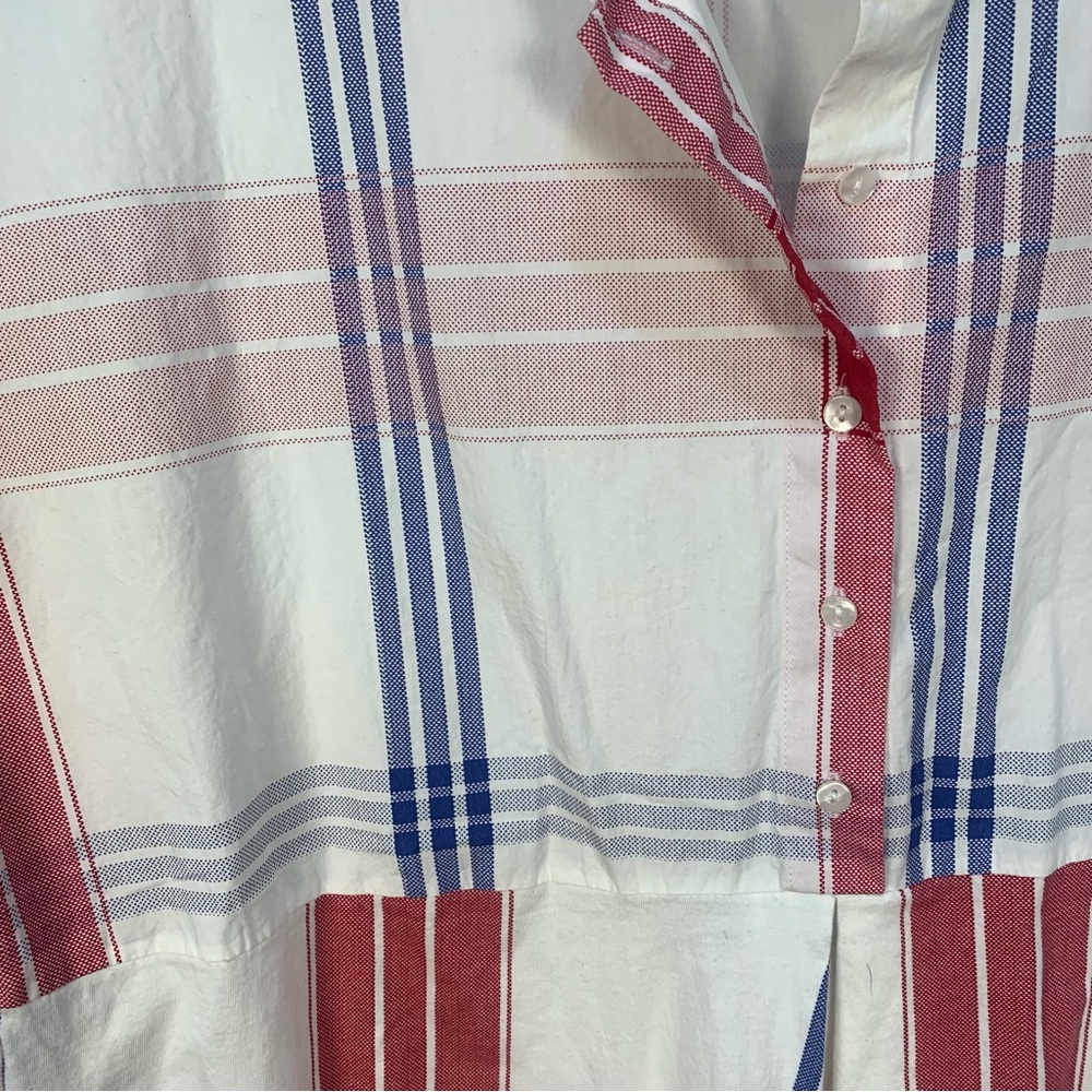 ZARA Check Plaid Flannel Midi Shirt Dress Trendy Oversized - Picture 4 of 14